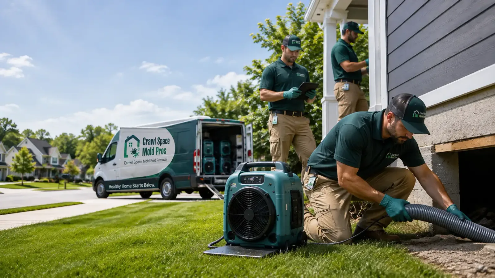 Crawl Space Mold Removal in Calhoun, IL